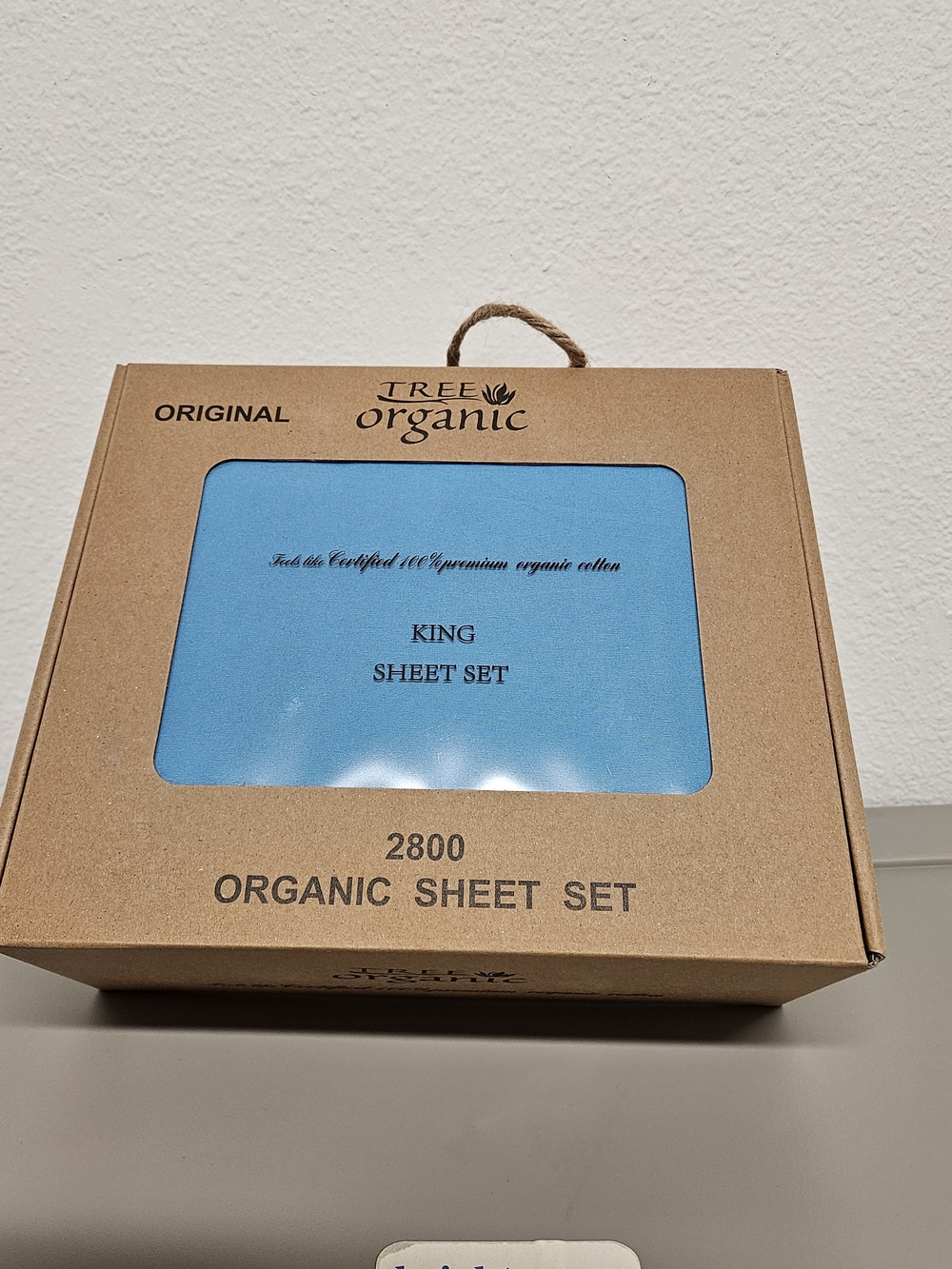 Tree Organic 2800 King Sheet Set – Blue